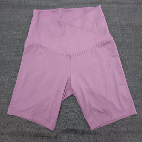 wild fable Pants - Women's High-Rise Bike Shorts Wild Fable Purple Size Small Workout‎ Athleisure